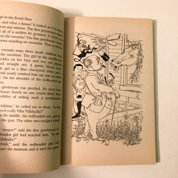 Vintage 1979 Pippi In The South Seas By Astrid Lindgren A Puffin Book - Picture 10 of 14